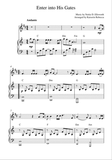 Enter into His Gates