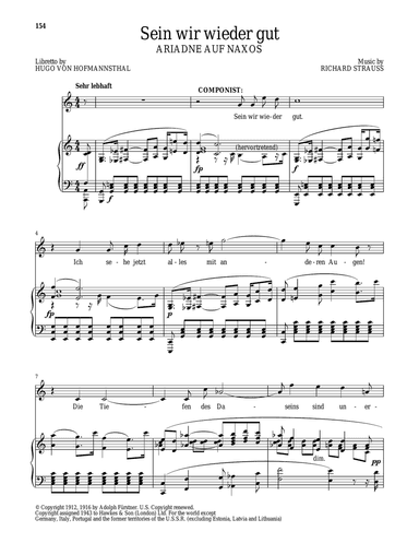 Sein wir wieder gut (from Ariadne Auf Naxos)