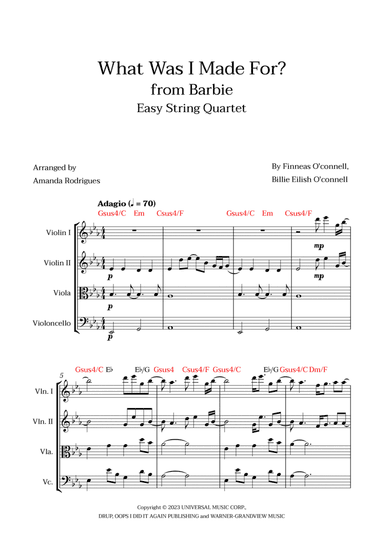 What Was I Made For?