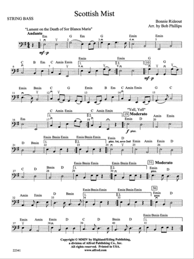 Scottish Mist: String Bass