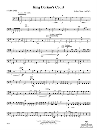 King Dorian's Court: String Bass