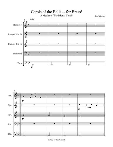 Carols of the Bells - for Brass!
