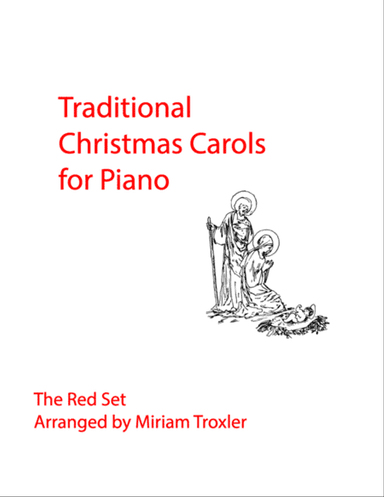 Traditional Christmas Carols for Piano: Red Set