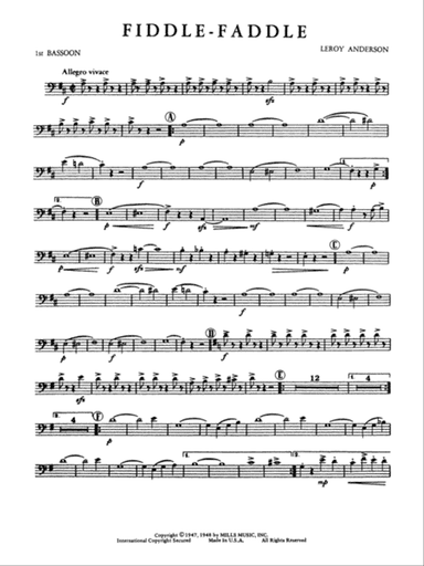 Fiddle-Faddle: Bassoon