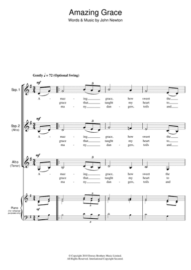 Amazing Grace (arr. Barrie Carson Turner)