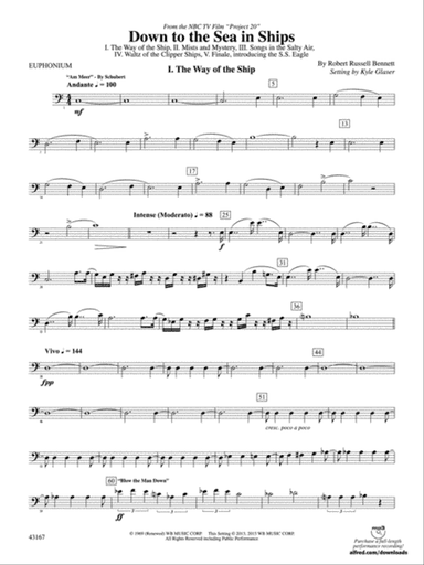 Down to the Sea in Ships (from the NBC TV Film Project 20): Baritone B.C.