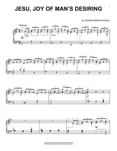 Jesu, Joy Of Man's Desiring