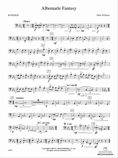 Albemarle Fantasy: Bassoon