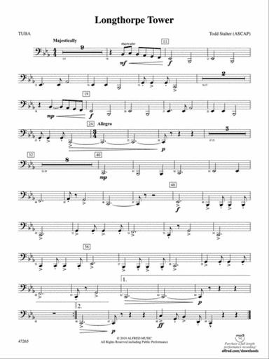 Longthorpe Tower: Tuba