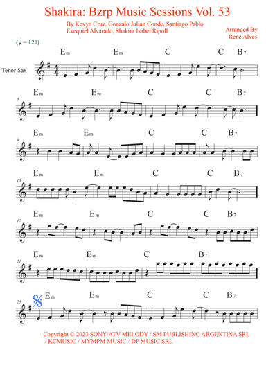 Shakira: Bzrp Music Sessions Vol. 53