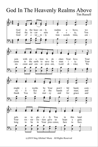 God In The Heavenly Realms Above