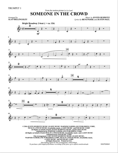 Someone in the Crowd: 1st B-flat Trumpet