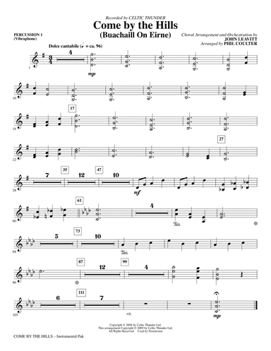 Come By The Hills (Buachaill On Eirne) - Percussion 1