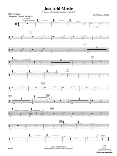 Just Add Music: 2nd Percussion