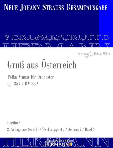 Gruß aus Österreich Op. 359 RV 359