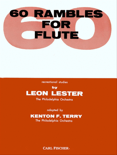 60 Rambles For Flute