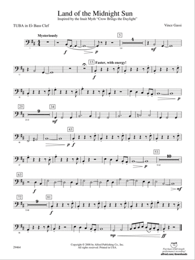 Land of the Midnight Sun: (wp) E-flat Tuba B.C.