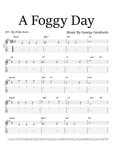 A Foggy Day (in London Town)