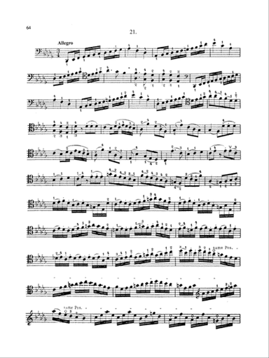 Duport: Twenty-one Etudes