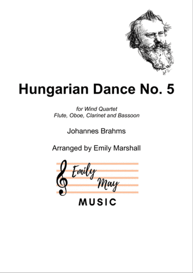 Hungarian Dance No. 5 (for Woodwind Quartet)