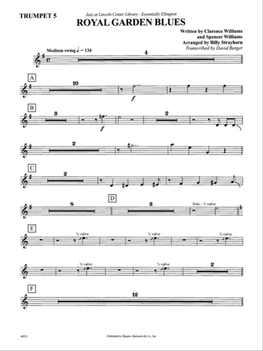 Royal Garden Blues: 5th Trumpet