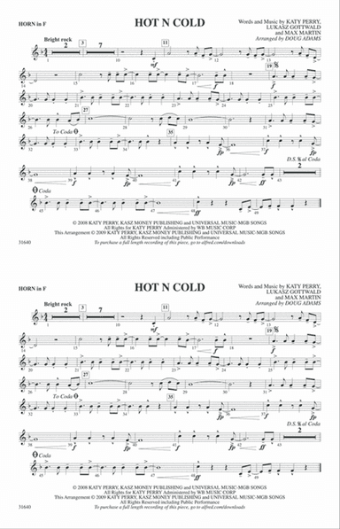 Hot N Cold: 1st F Horn