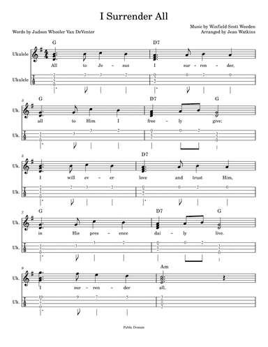 I Surrender All