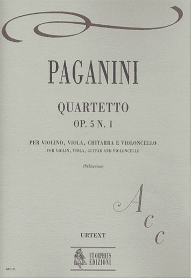 Quartet Op. 5 No. 1 for Violin, Viola, Guitar and Violoncello