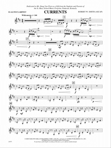 Currents: E-flat Alto Clarinet