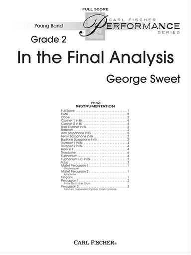In The Final Analysis