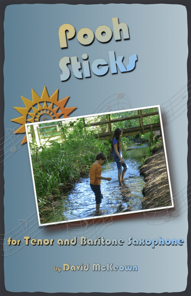 Pooh Sticks, for Tenor and Baritone Saxophone Duet