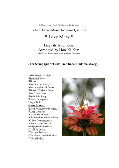 Lazy Mary (For String Quartet)