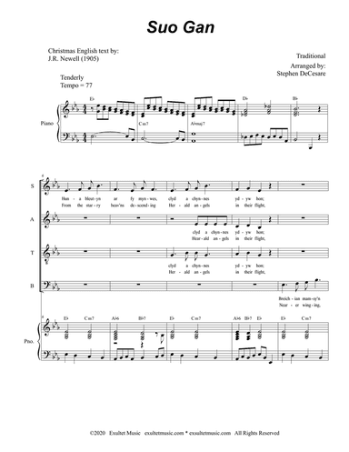 Suo Gan (SATB)