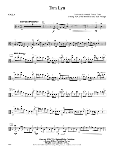 Tam Lyn: Viola