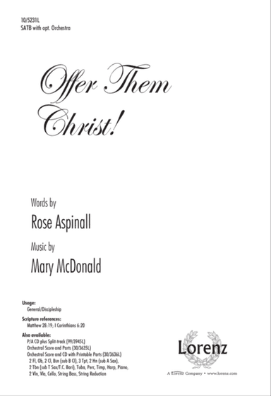 Offer Them Christ!