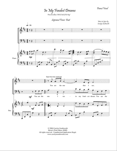 In My Fondest Dreams