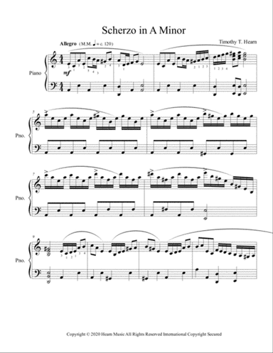 Scherzo In A Minor