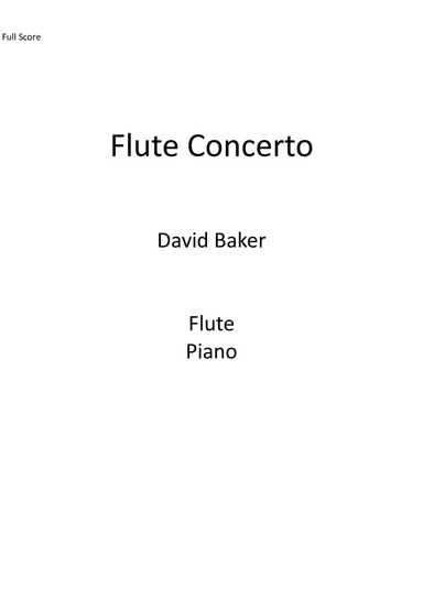 Flute Concerto