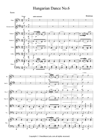 Hungarian Dances No.6