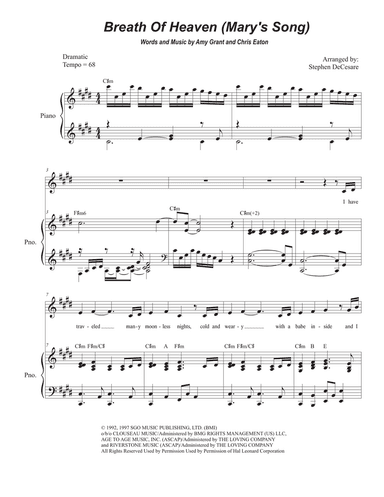Breath Of Heaven (Mary's Song)