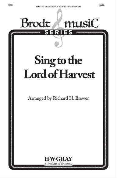 Sing to the Lord of Harvest