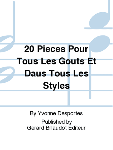 20 Pieces Pour Tous Les Gouts Et Daus Tous Les Styles