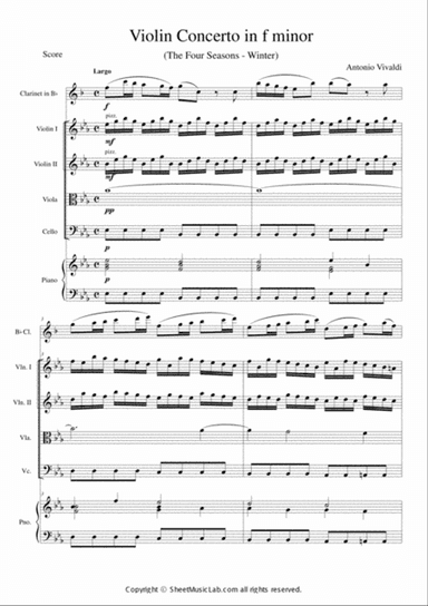 The Four Seasons - Winter 2nd Movement