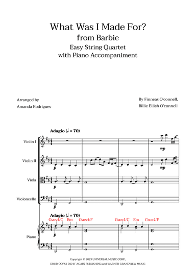 What Was I Made For?