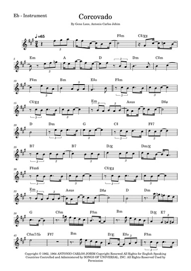 Quiet Nights Of Quiet Stars (corcovado)