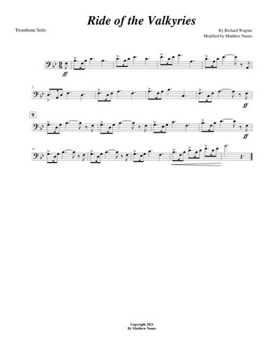 Ride of the Valkyries (Trombone solo)