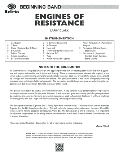 Engines of Resistance: Score
