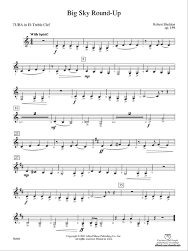 Big Sky Round-Up: (wp) E-flat Tuba T.C.
