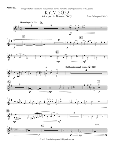 Kyiv, 2022: 2nd E-flat Alto Saxophone