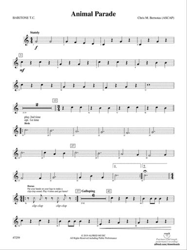 Animal Parade: Baritone T.C.